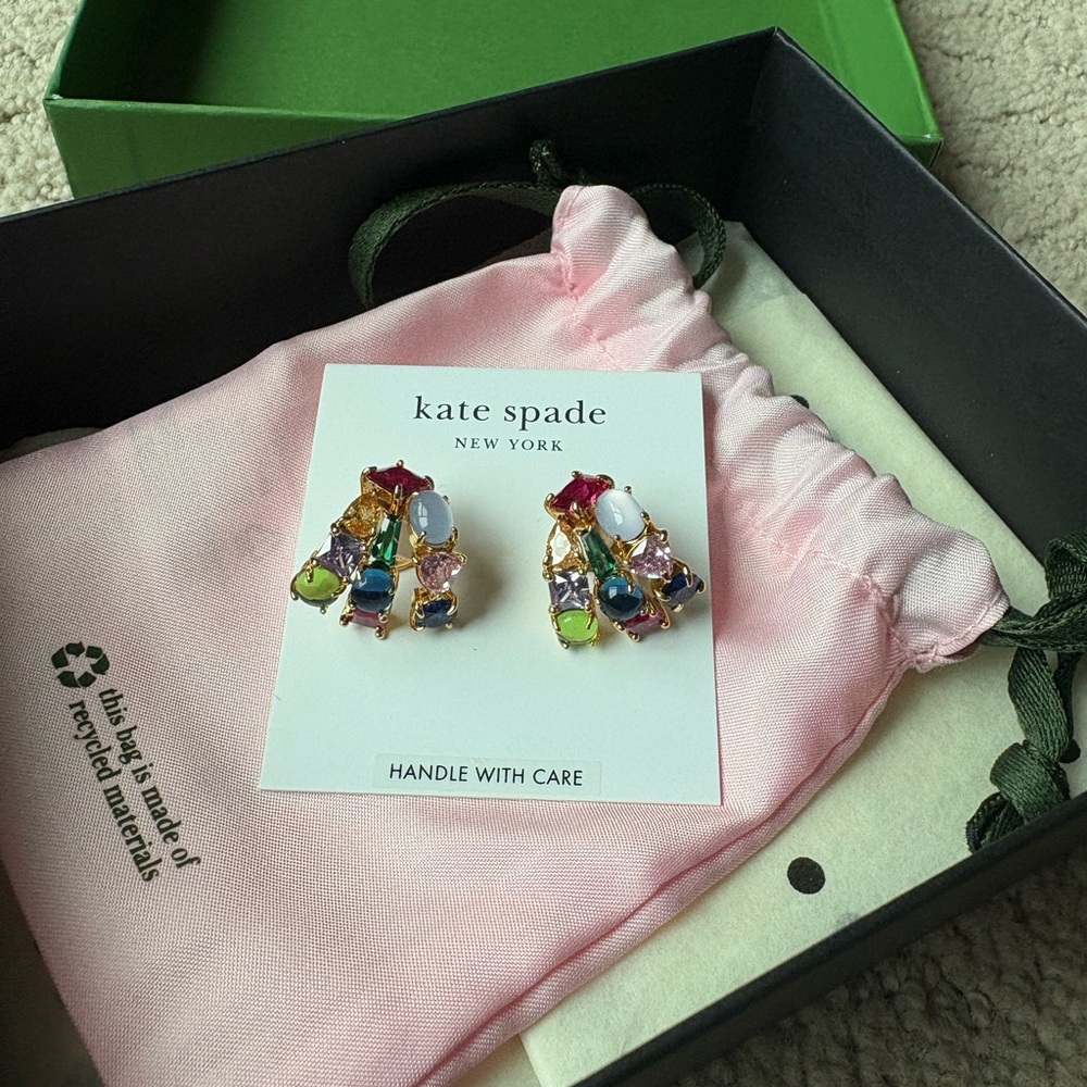 Kate Spade Colorful Gemstone Earrings - Picture 4 of 6